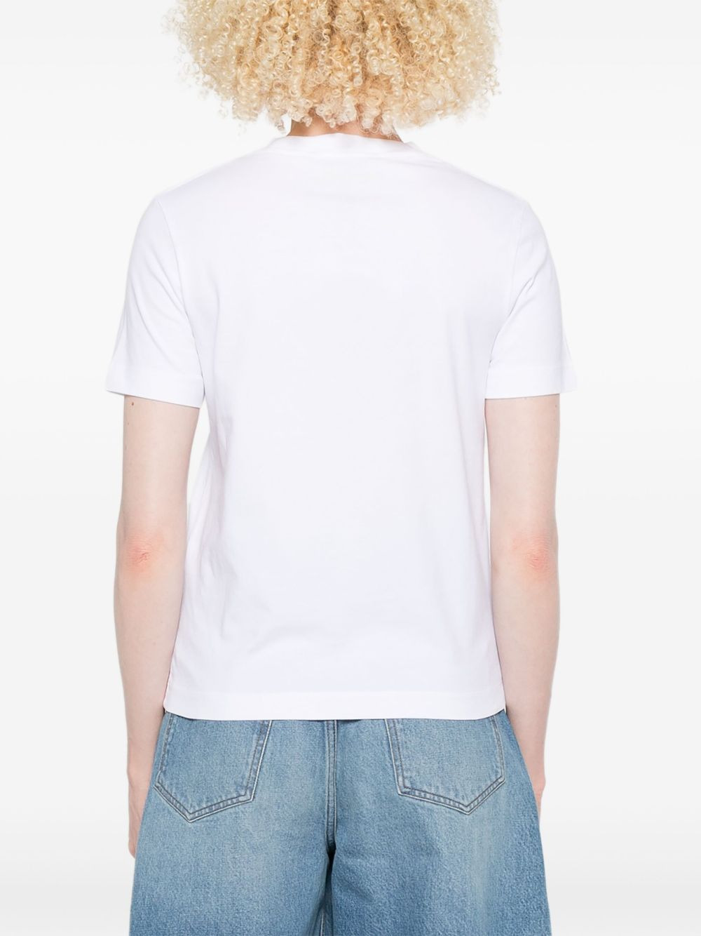 embroidered-logo short-sleeved T-shirt - 4