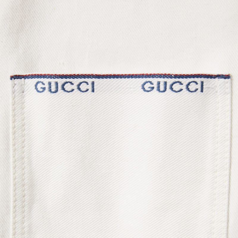 Cotton selvedge denim shirt 6