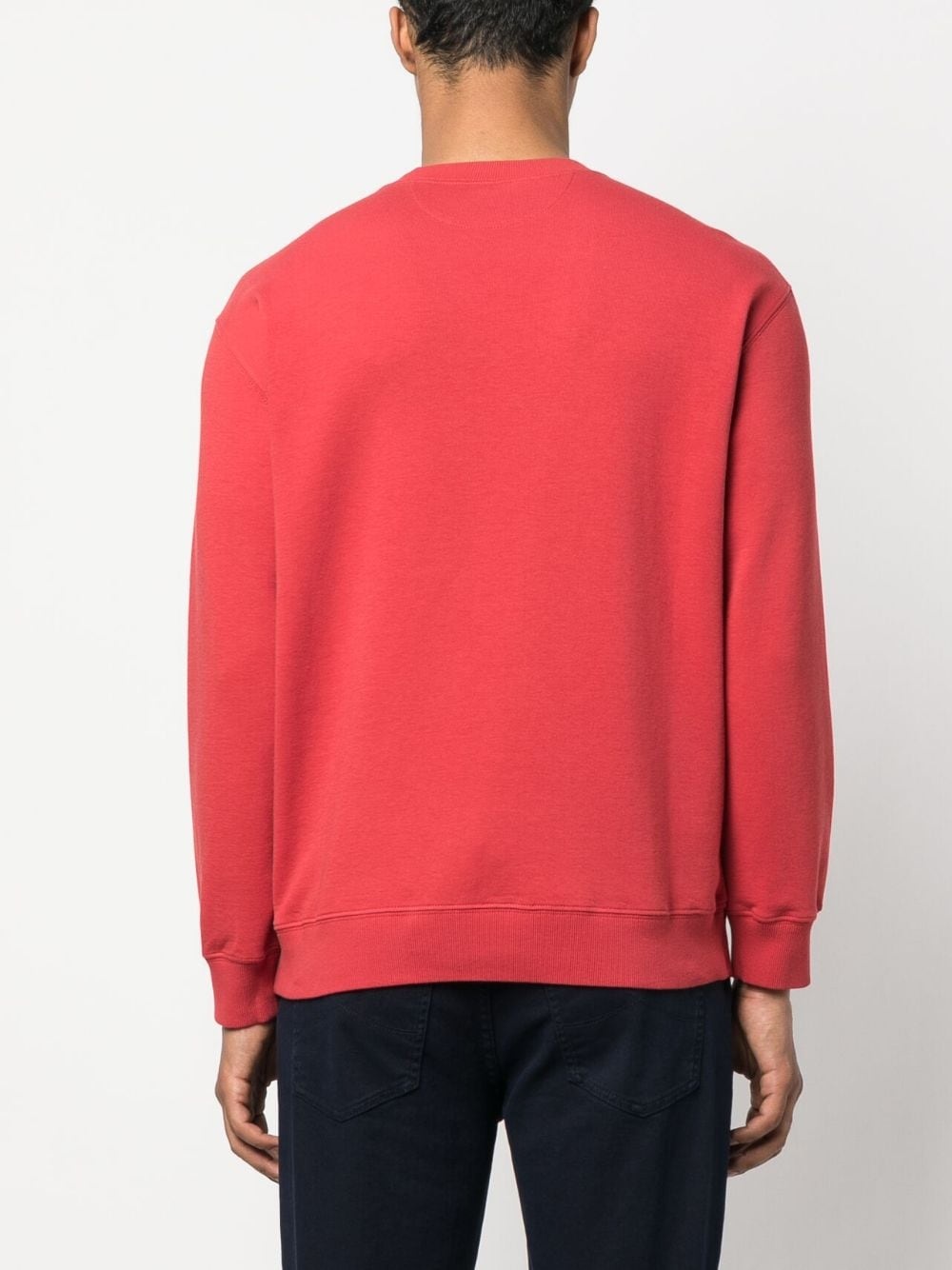 logo-print round-neck sweatshirt - 4