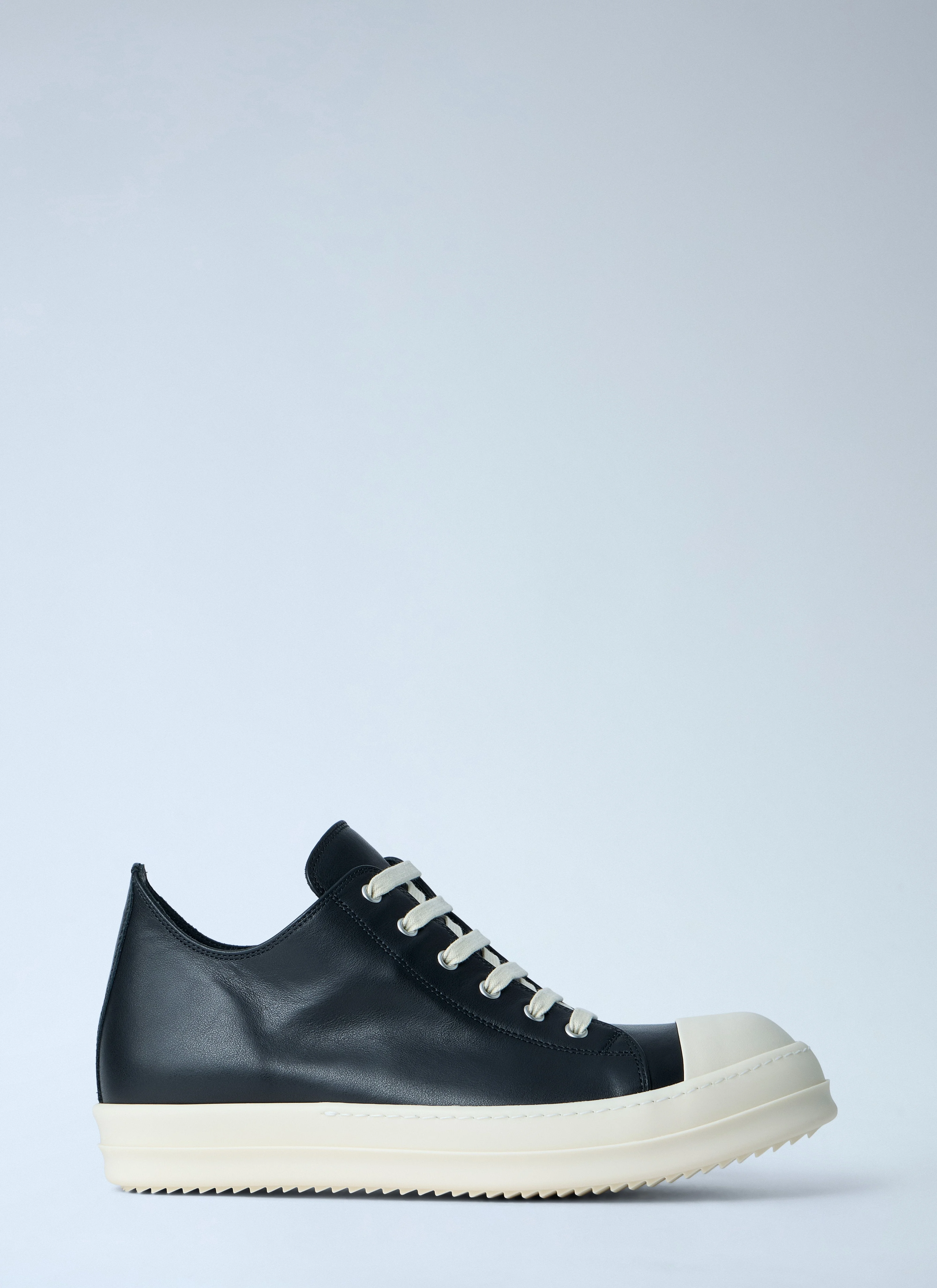 Rick Owens Women Leather Low-Top Sneakers - 1
