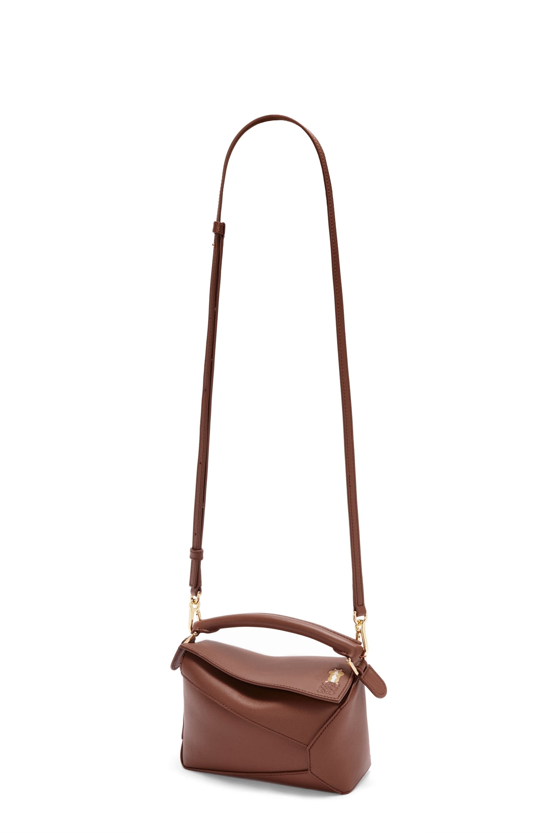 Hamster mini Puzzle bag in nappa calfskin - 7