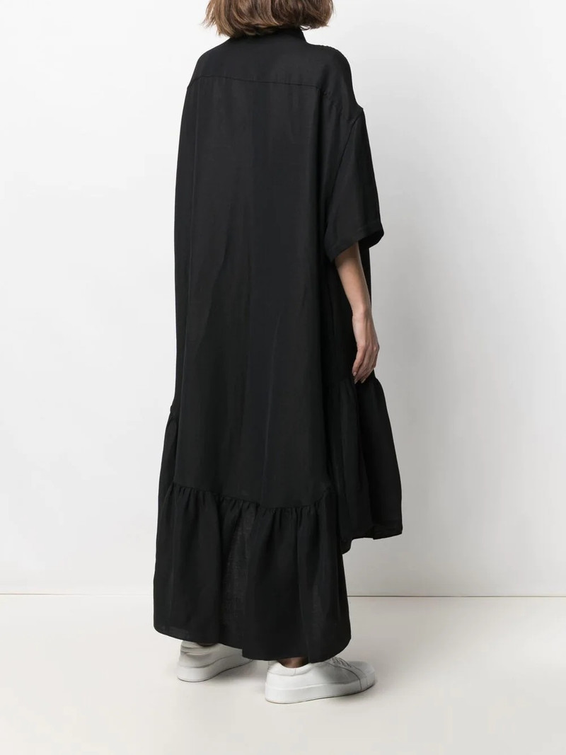 ruffle-detailing shirtdress 4