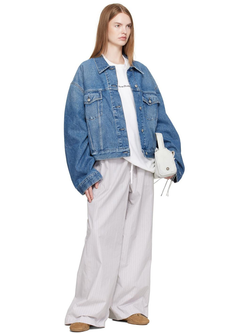 Acne Studios Blue Oversized Denim Jacket outlook