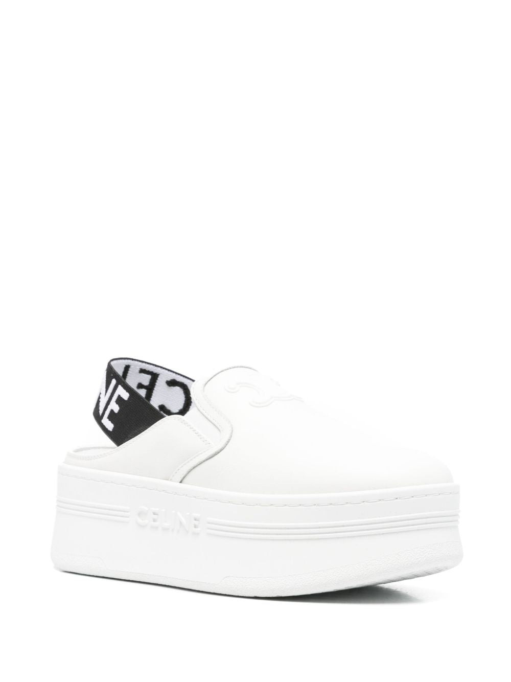 Celine Women Block Leather Slippers - 4