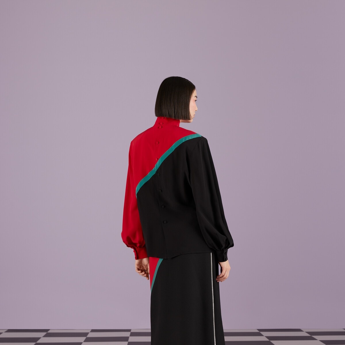 Silk crêpe de chine shirt - 6