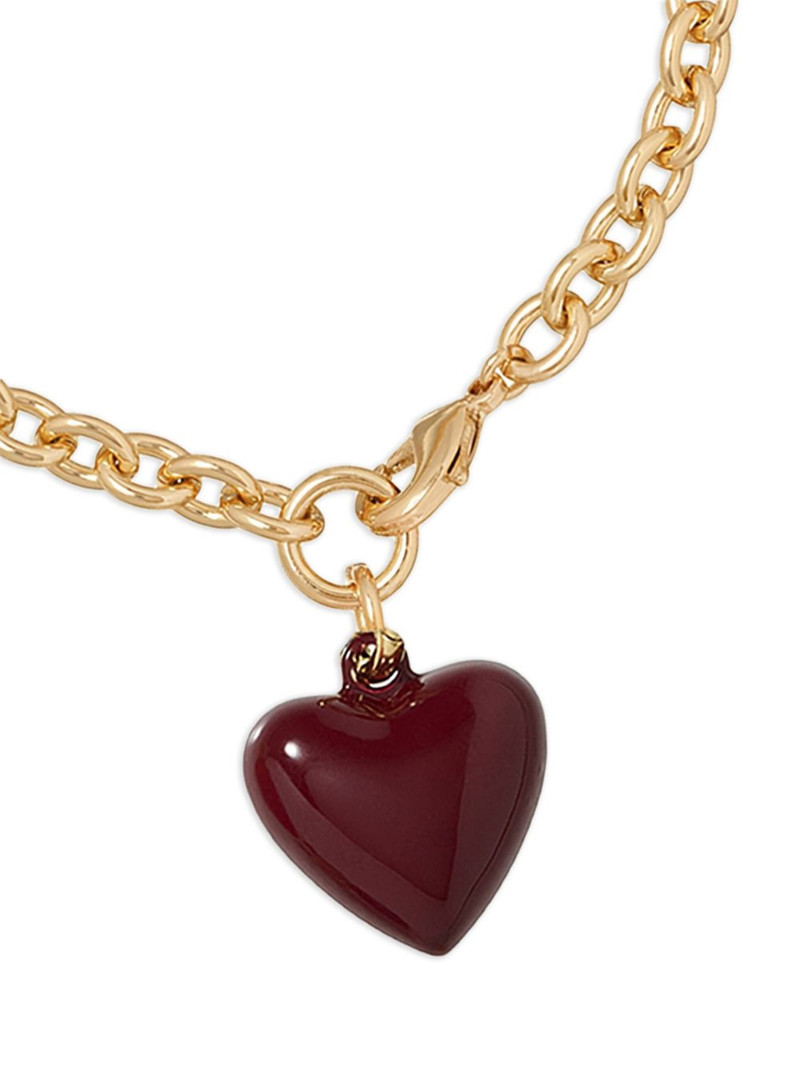 ROXANNE ASSOULIN The Mini Puffy heart-charm bracelet outlook