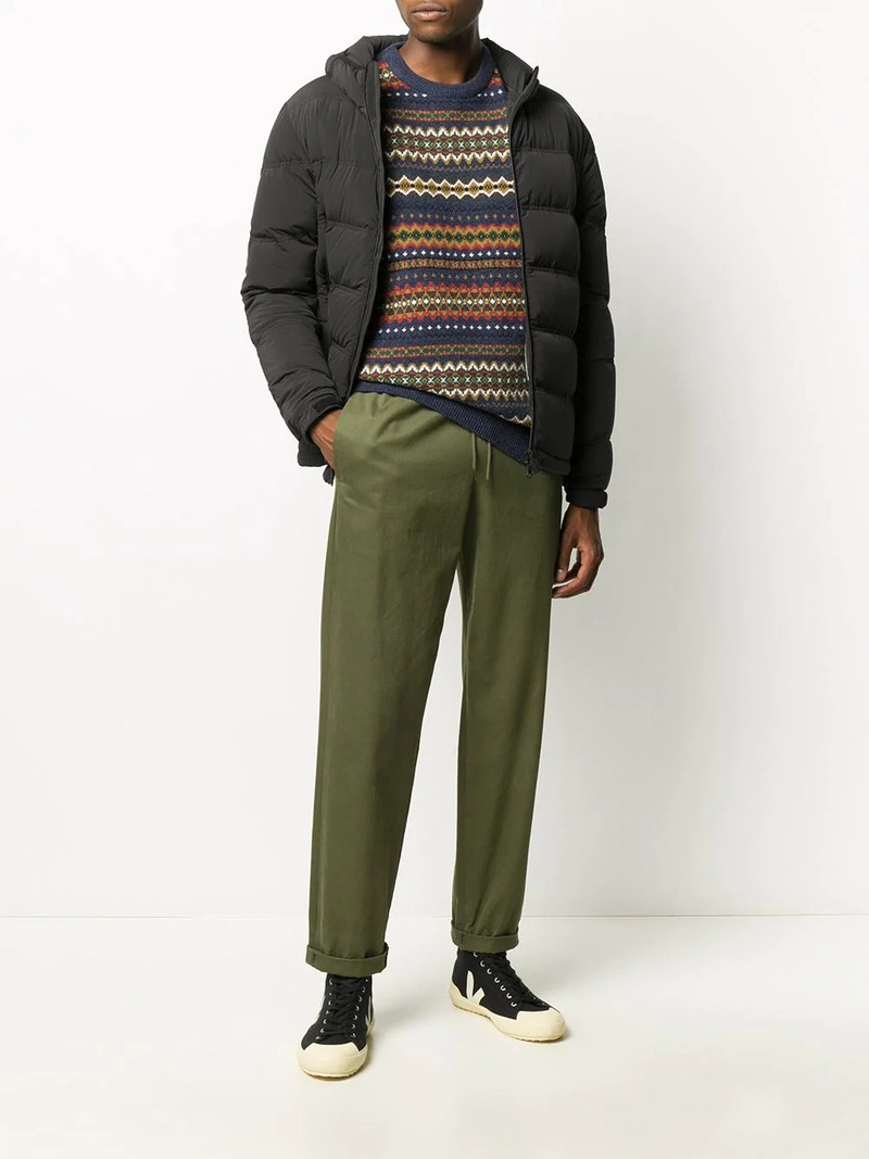 Aspesi zipped padded jacket outlook