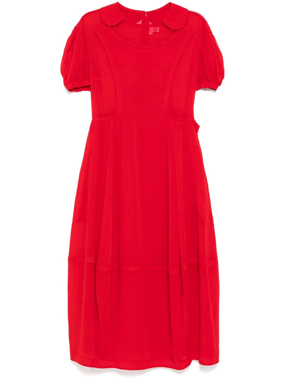 zip fastening dress - 1