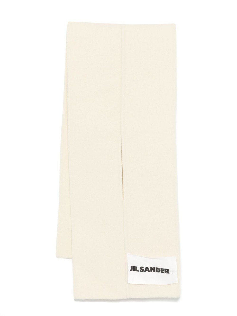 logo-patch scarf 1