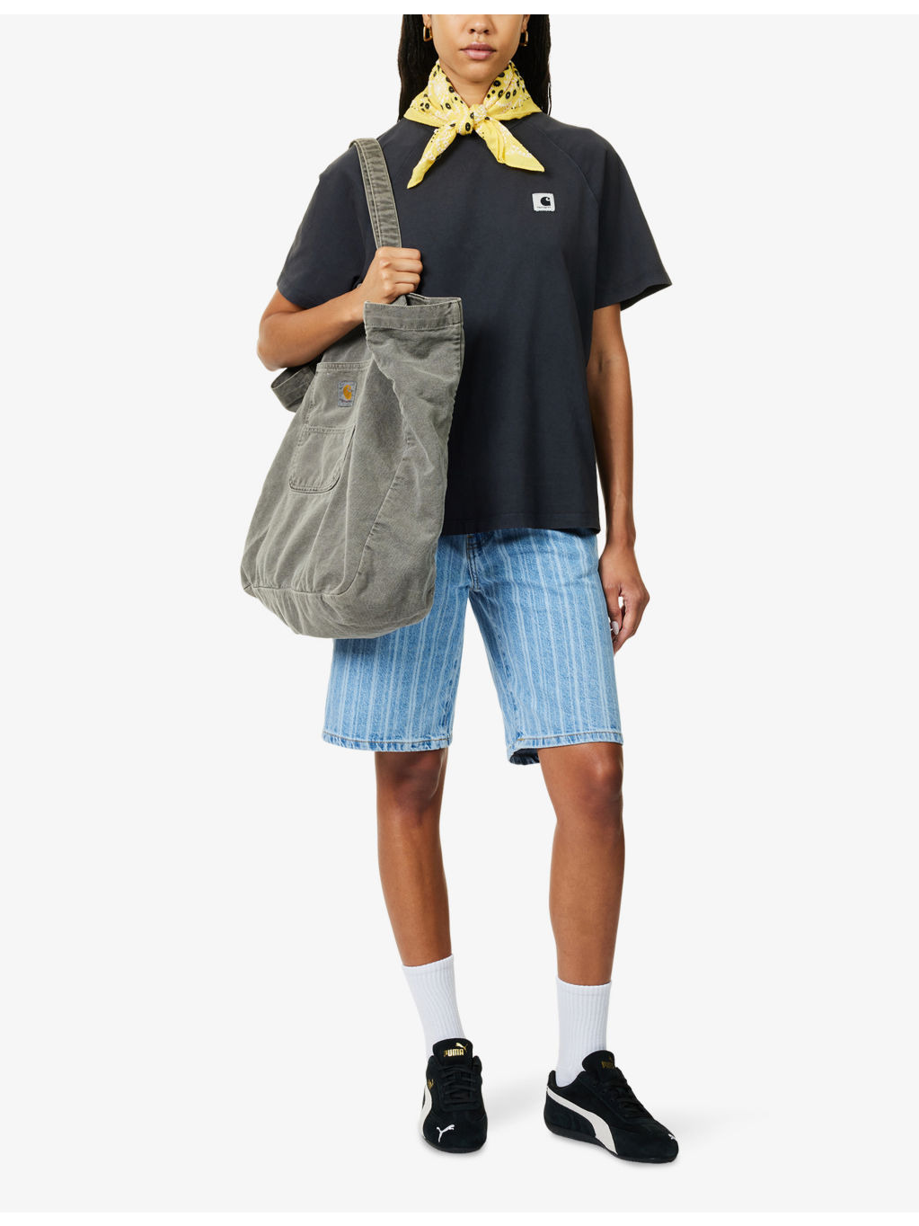 Hudson Logo-Patch Cotton-Jersey T-Shirt - 2