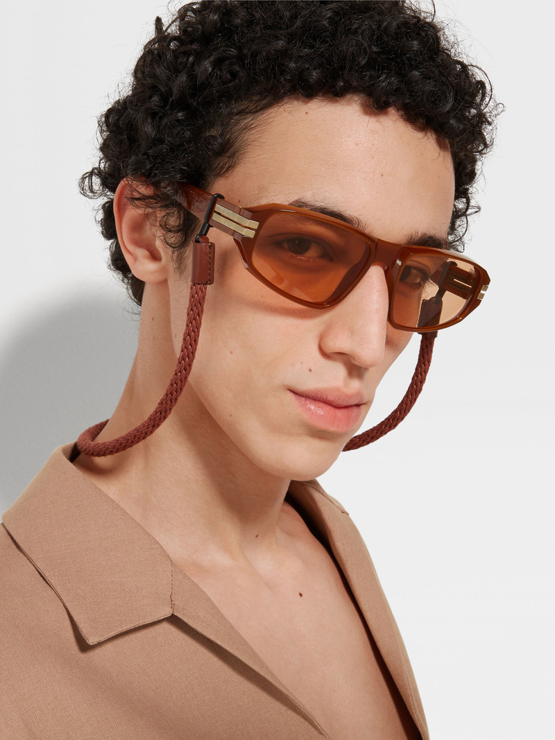 DARK FOLIAGE ACETATE SUNGLASSES 4