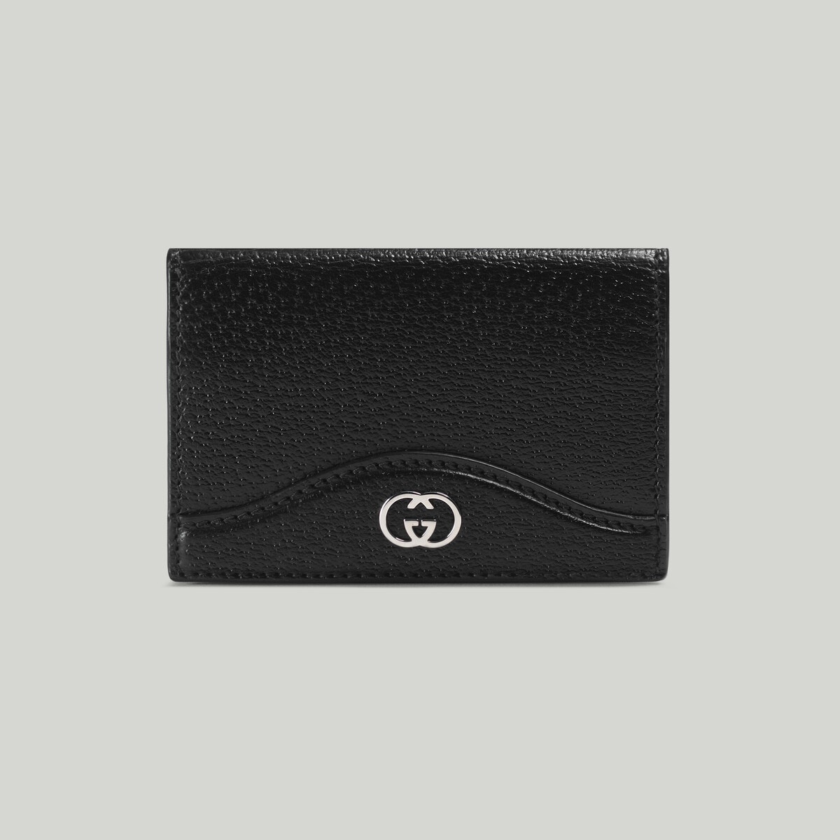 Card case wallet with Interlocking G - 1