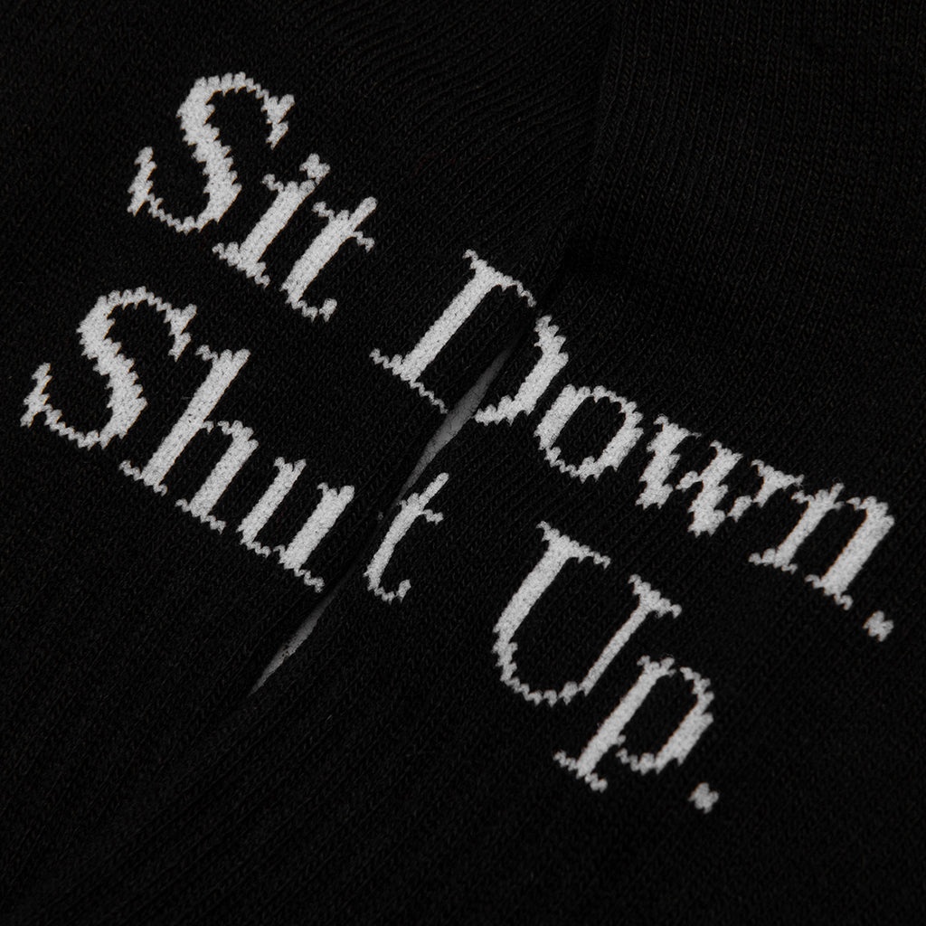 SAINT SIT DOWN SOCKS - BLACK - 2