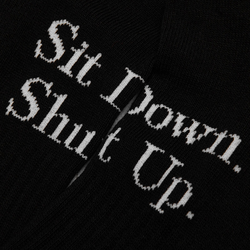 SAINT M×××××× SAINT SIT DOWN SOCKS - BLACK outlook