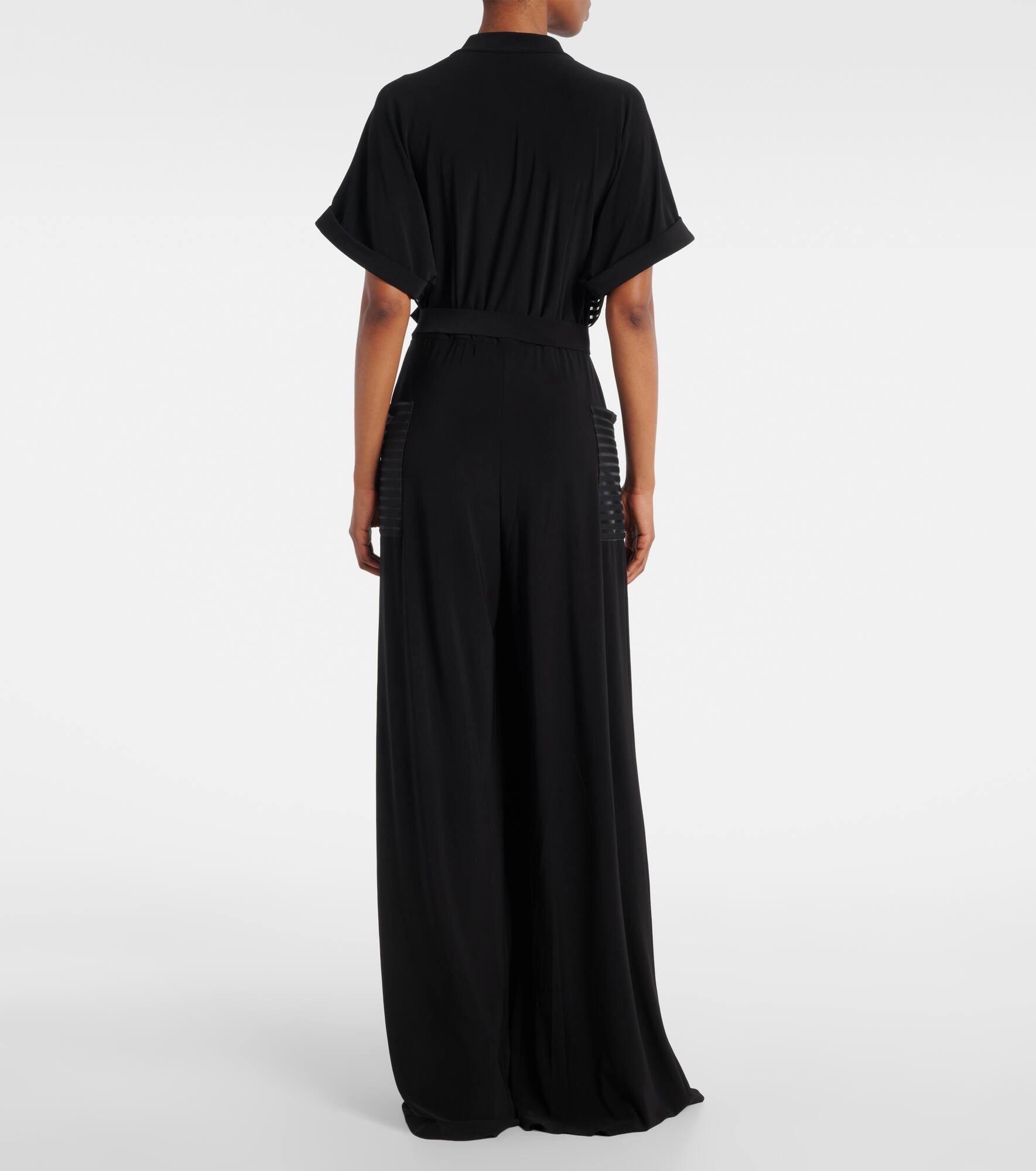 Geralyn striped semi-sheer jumpsuit - 3