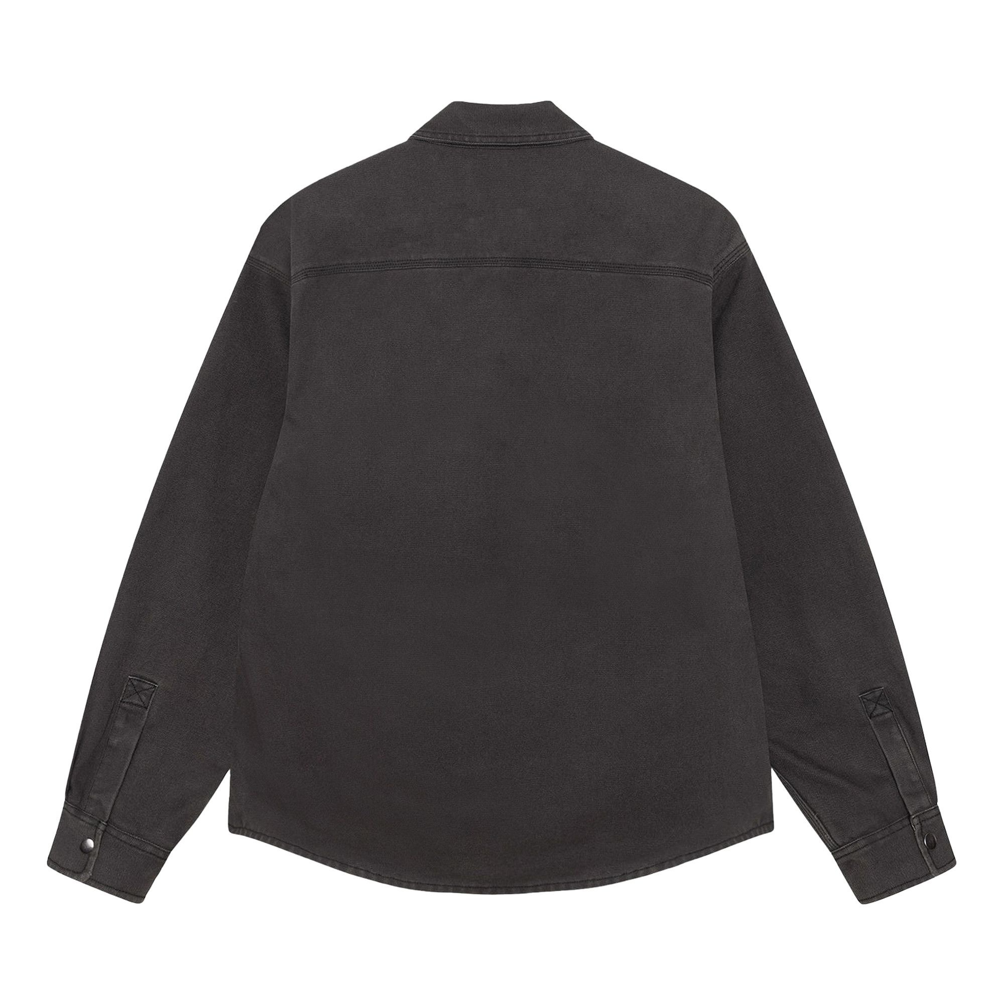 Stussy Heavy Washed Canvas Shirt 'Black' - 2