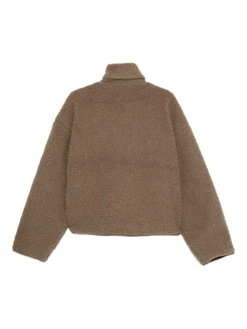 entire studios Ef faux-fut zip jacket outlook