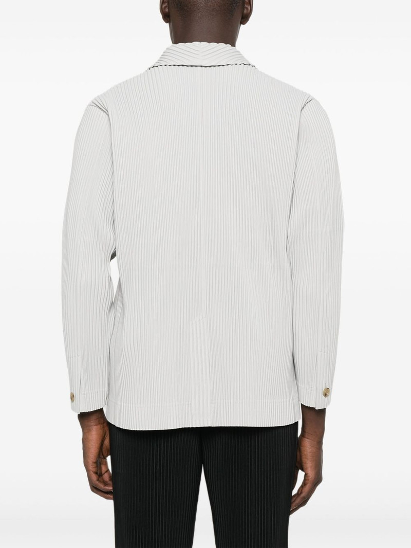pleated button blazer 4
