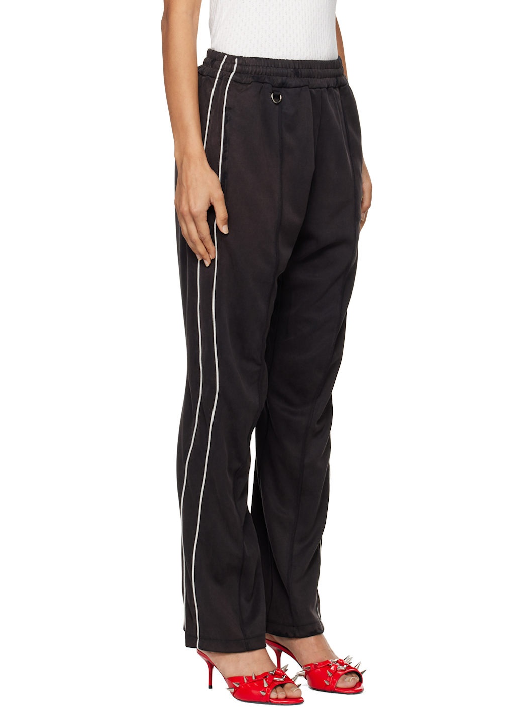 Black Zombie Silhouette Track Pants - 2