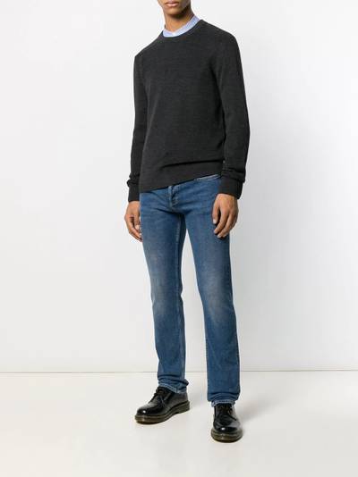 Sandro slim-fit washed jeans outlook