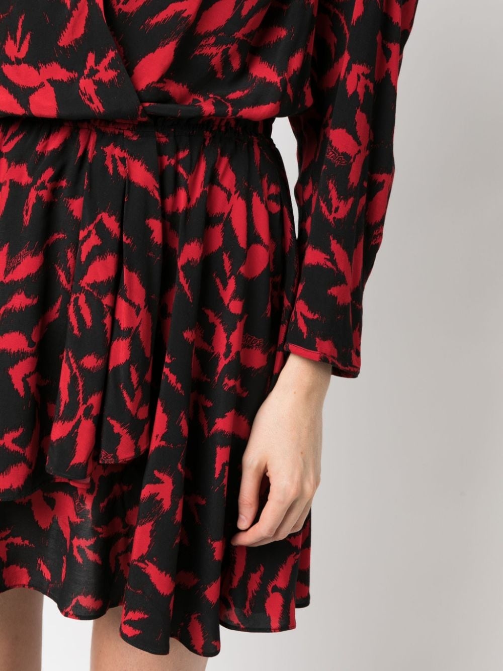 Rogers leaf-print minidress - 5