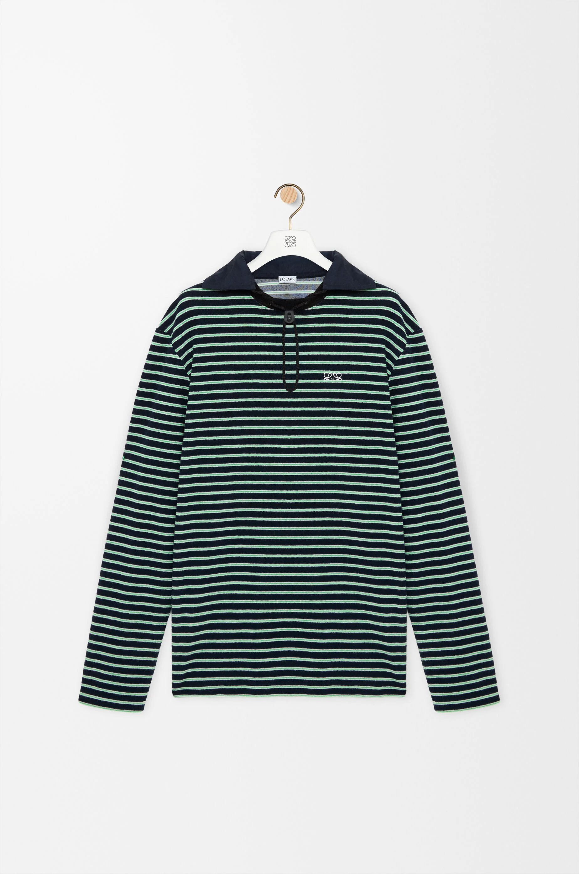 Long sleeve T-shirt in cotton terry - 1