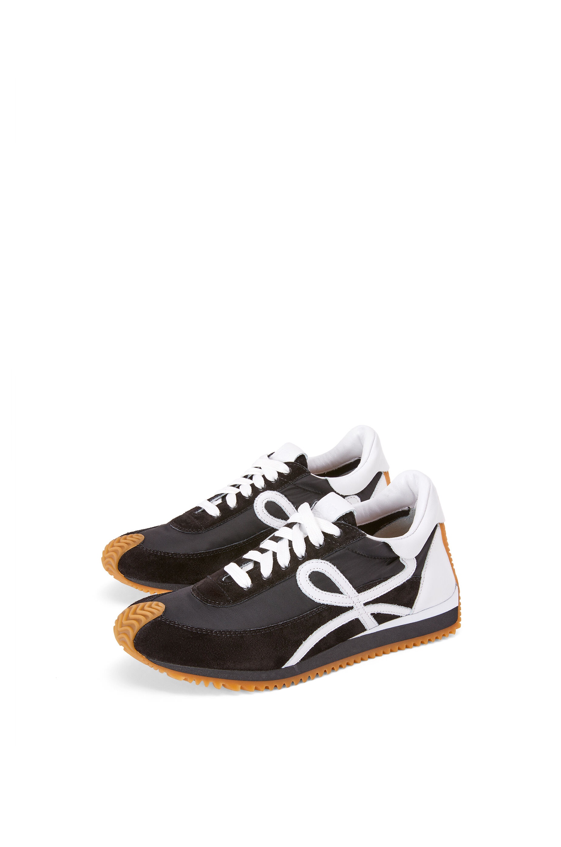 Flow runner in nylon and suede - 2