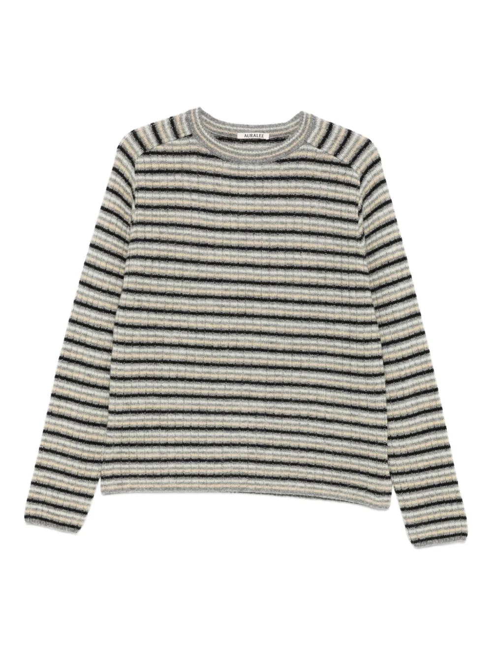 stripe-pattern sweater - 1