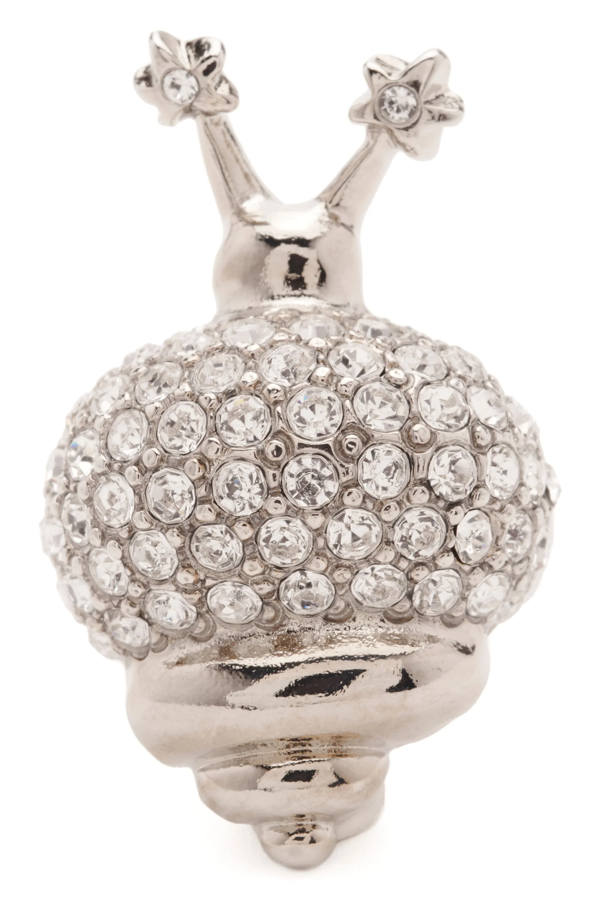 CRYSTAL CLEAR SNAIL RING - 1