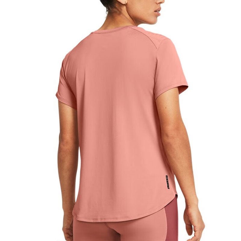 (WMNS) Under Armour Vanish Elite Vent T-shirt 'Pink' 1383638-696 - 4