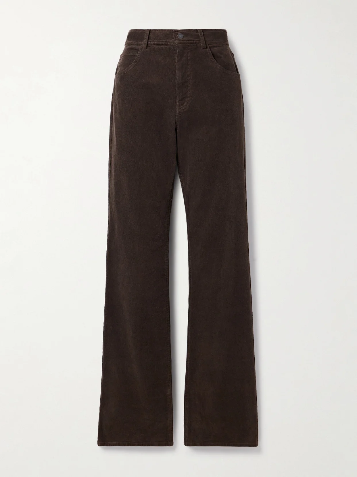 Joan Cotton-corduroy Straight-leg Pants - 1