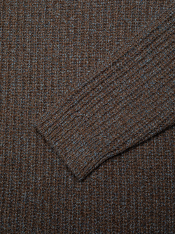 August Chunky Crew Neck Knit Brown - 6