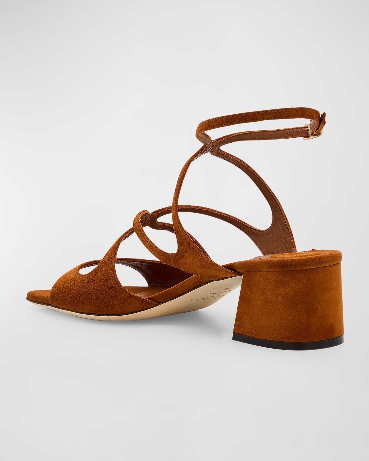 Azilia Strappy Suede Sandals - 4