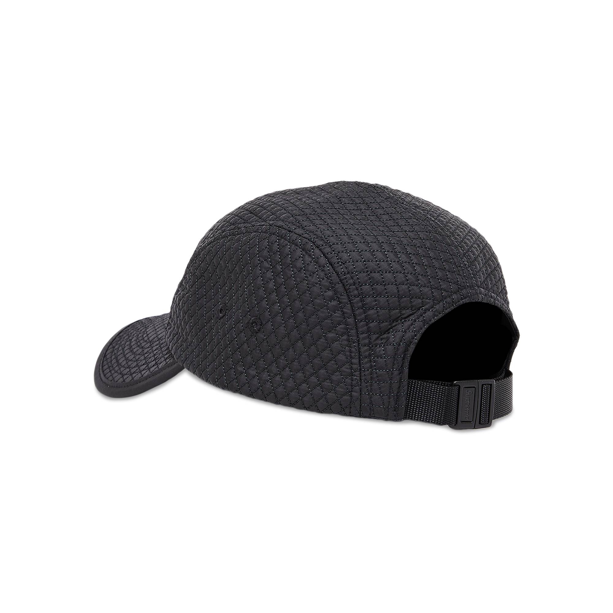 Supreme Micro Quilted Camp Cap 'Black' - 3