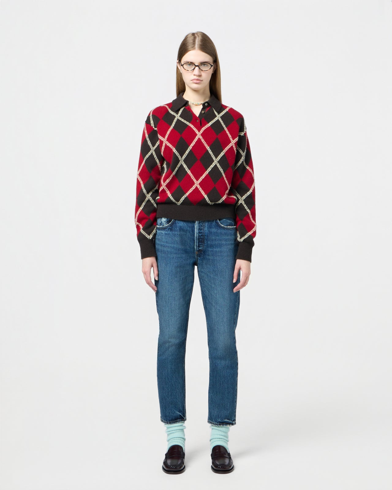 Collegiate Argyle Polo - 3