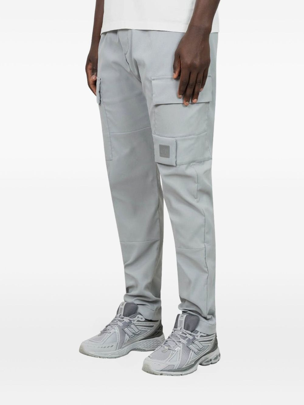 cargo-pocket straight-leg trousers - 2