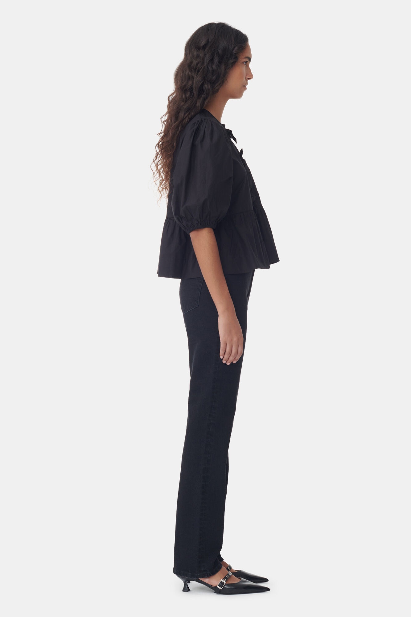 WASHED BLACK POHLI JEANS - 3
