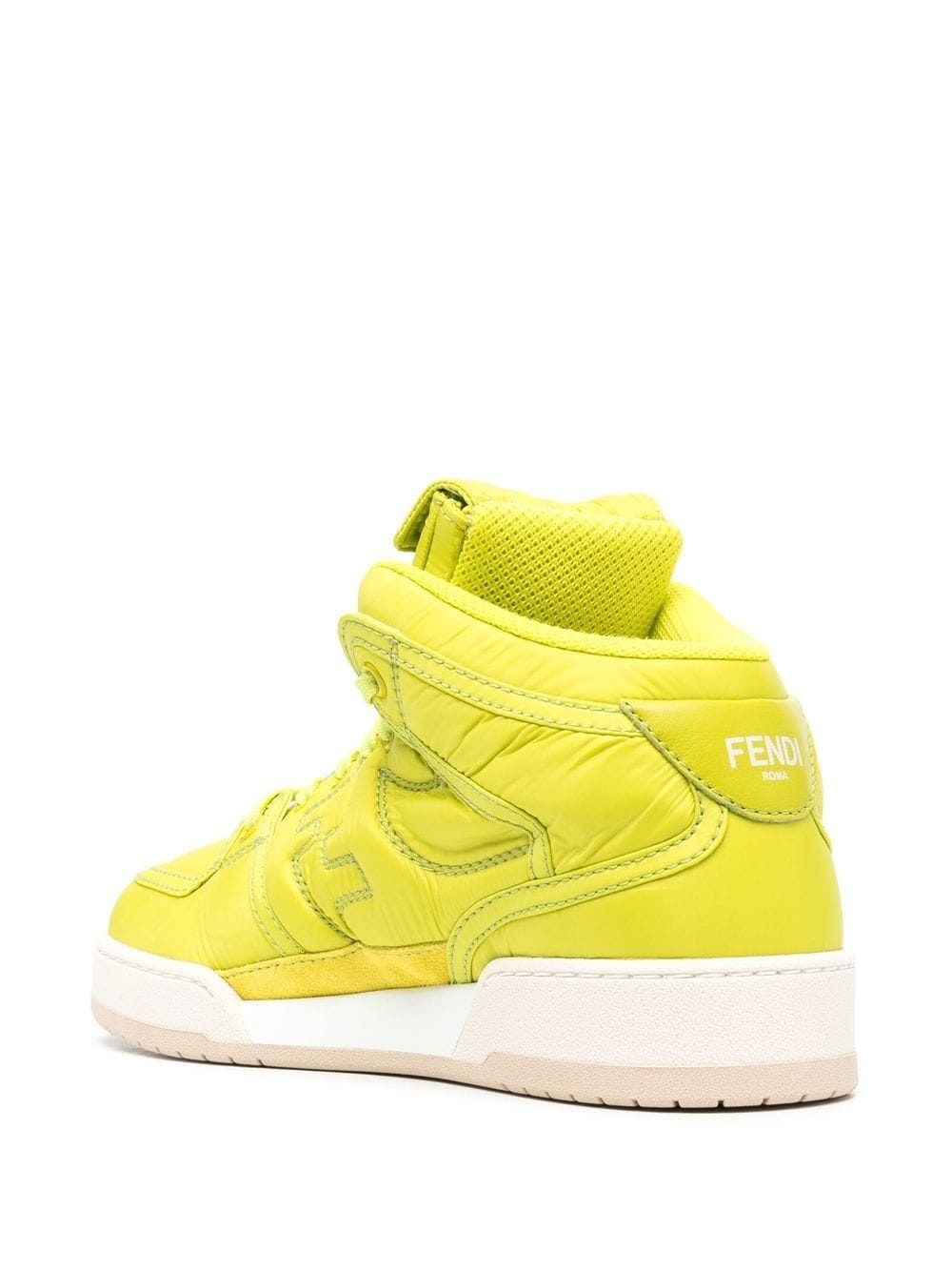 FF logo-embroidered high-top sneakers - 3