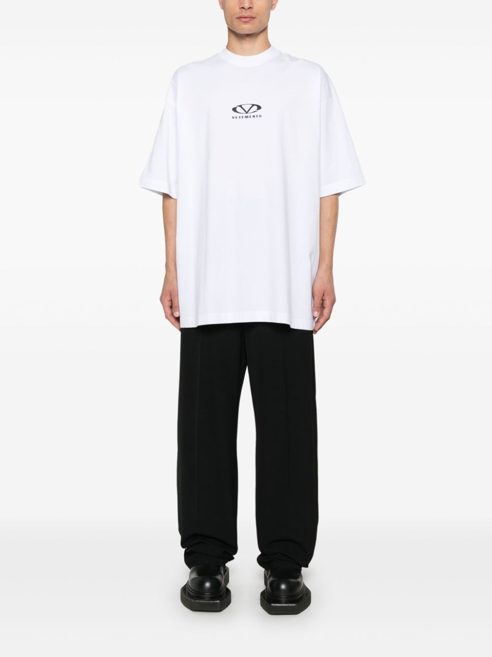 logo-print T-shirt - 2