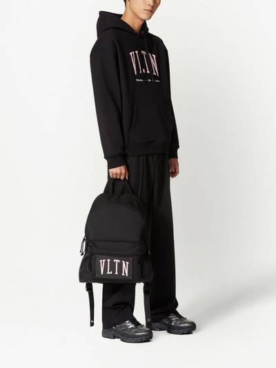 Valentino logo-patch backpack outlook
