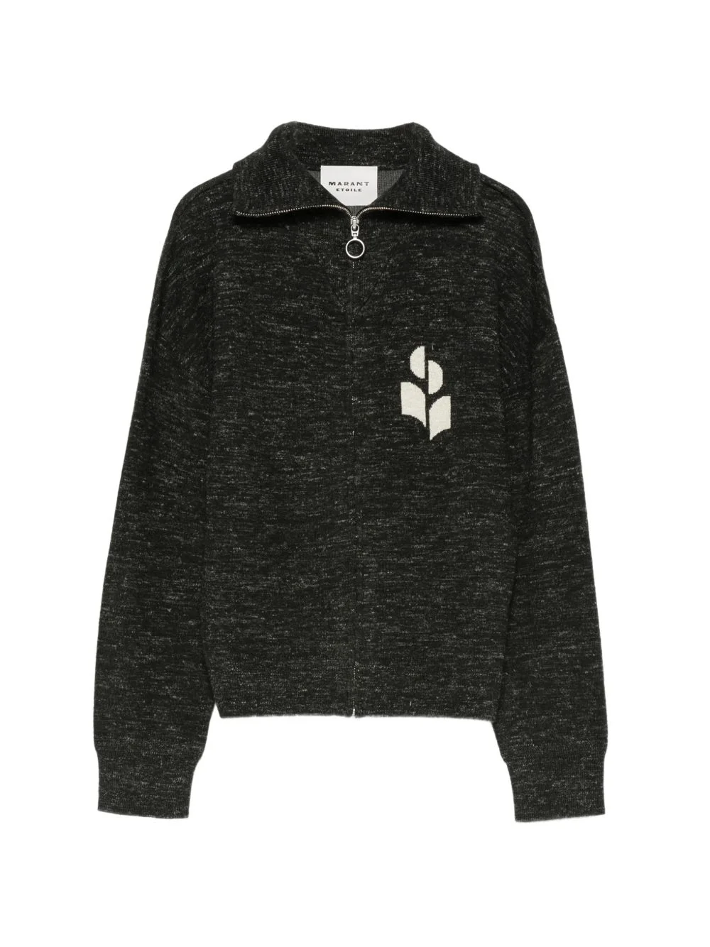 Koxy logo-intarsia zip-up sweater - 1