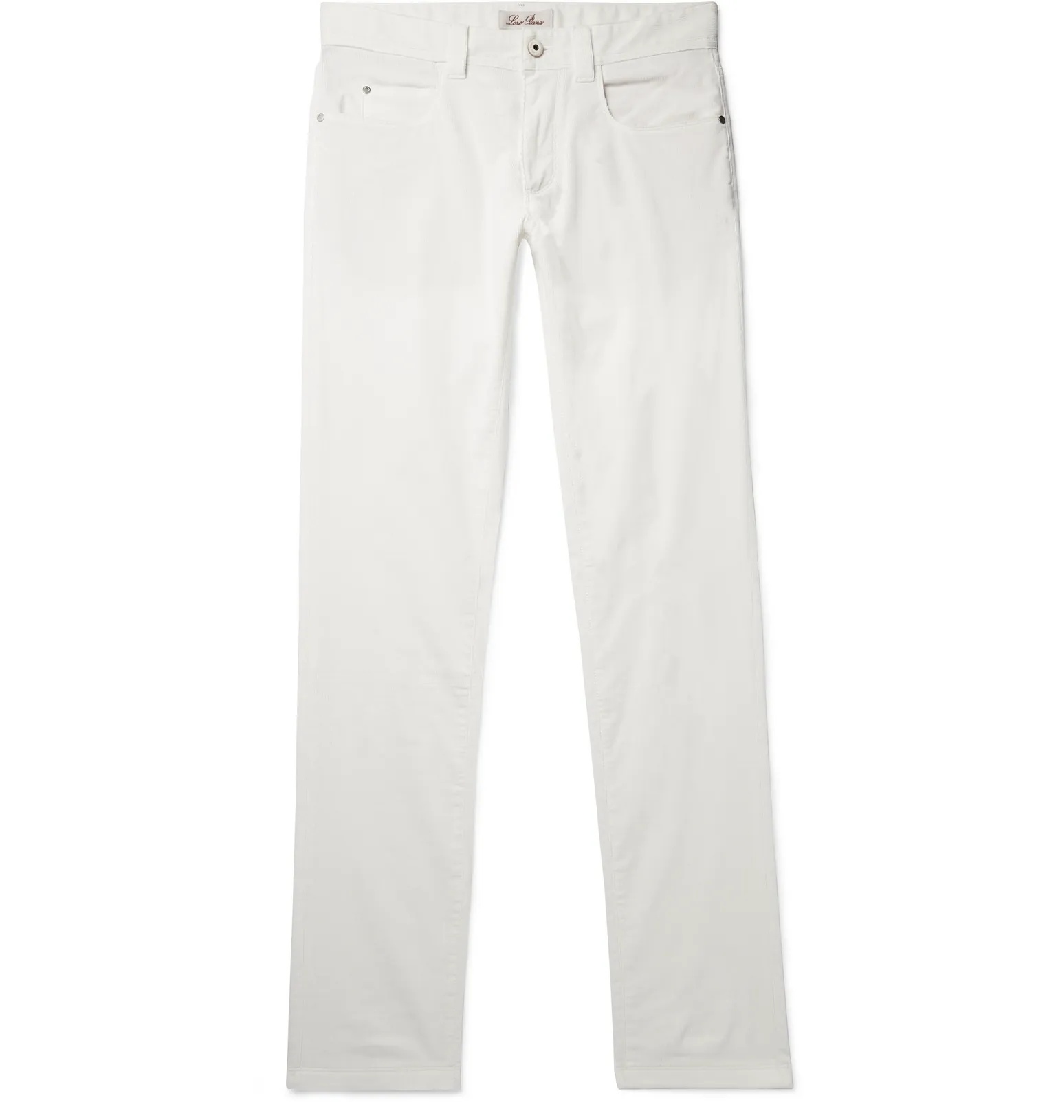 Slim-Fit Stretch-Cotton Corduroy Trousers - 7