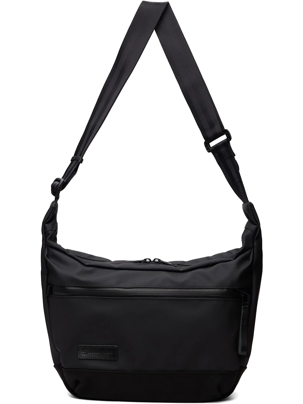 Black Slick Shoulder Bag - 1