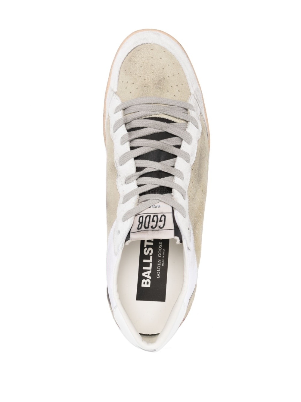 multi-panel lace-up sneakers - 4