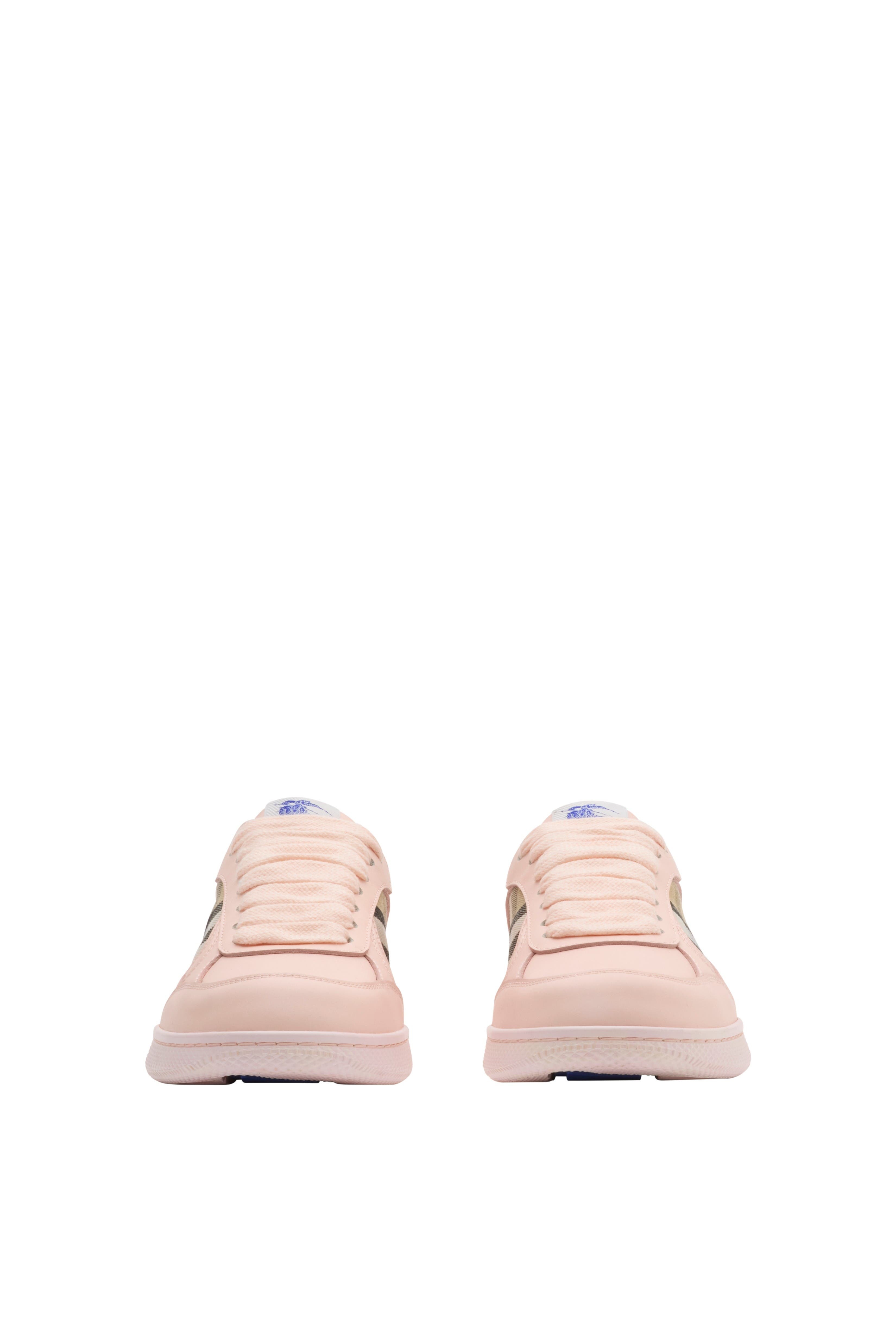 burberry Leather and Check Terrace Sneakers in Flora/sand at Nordstrom - 3