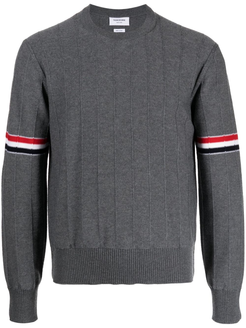 RWB-stripe long-sleeve jumper - 1