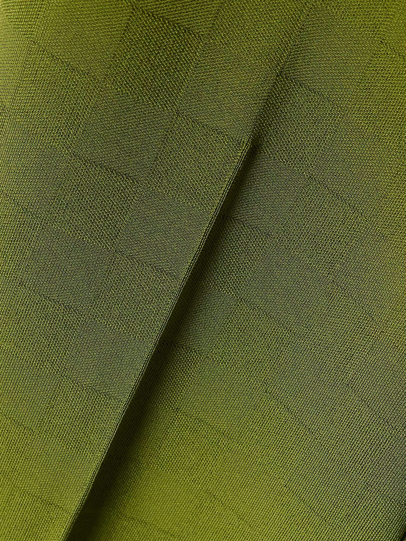 NSFW Jules checked jacquard-knit slim-leg pants Green - 4