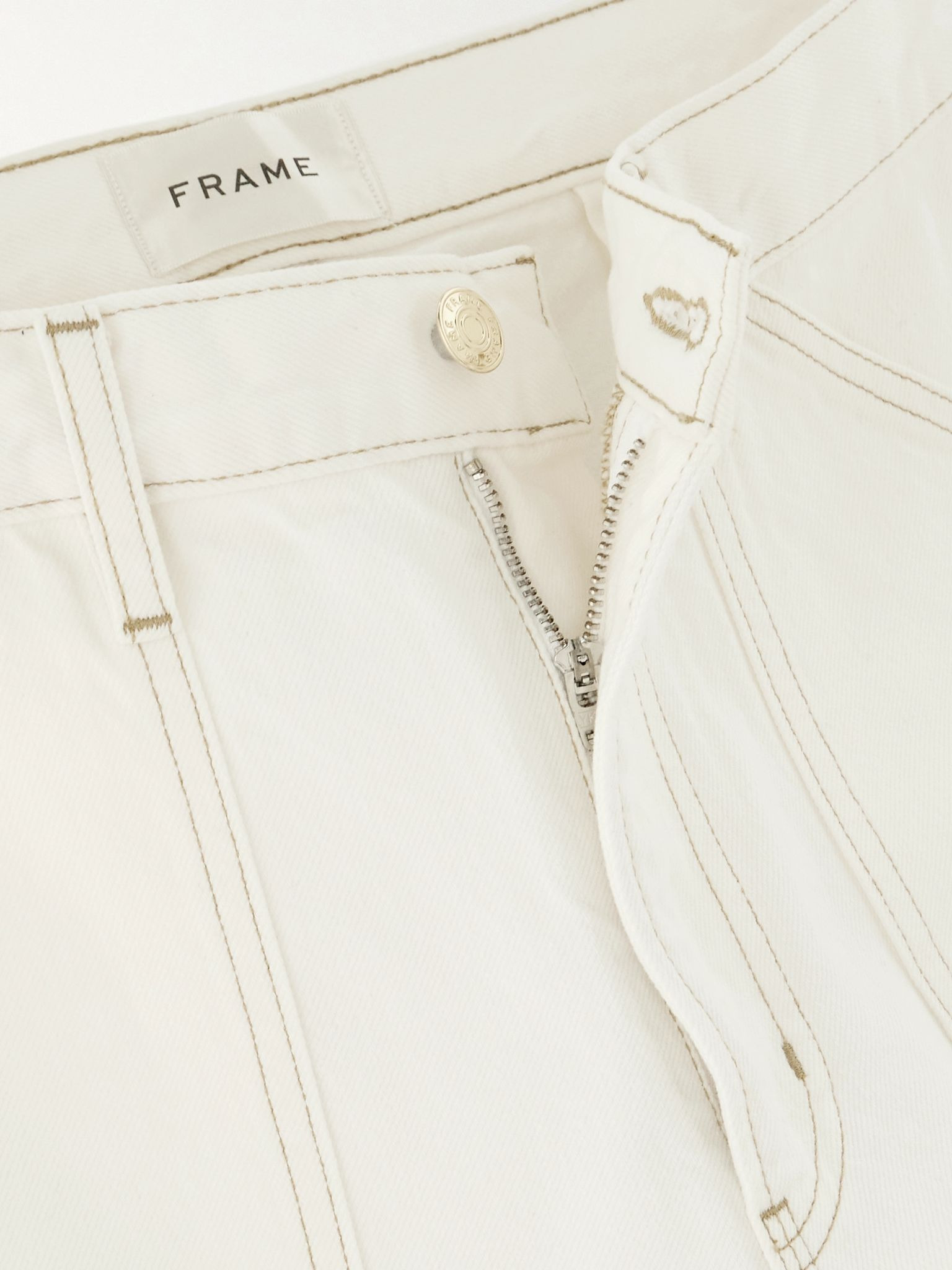 The Utility high-rise straight-leg jeans White - 5