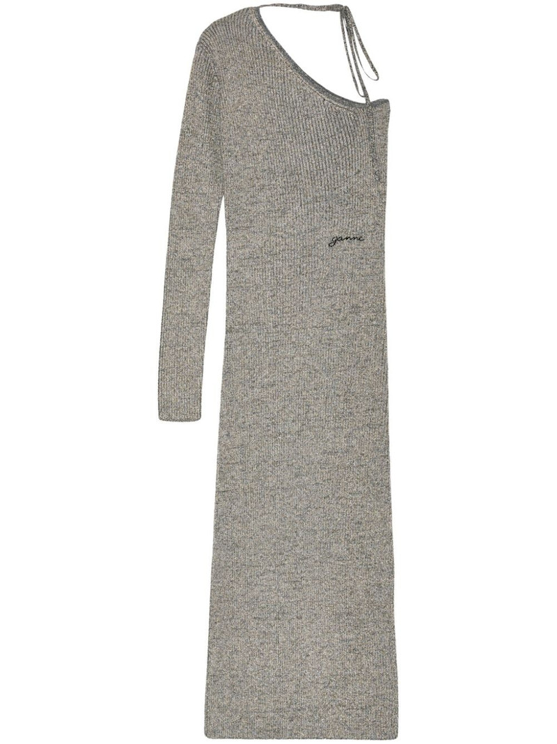 Sparkle one-sleeve dress 1