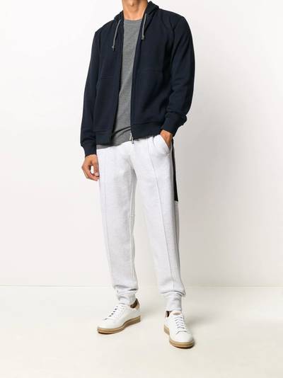 Brunello Cucinelli side stripe track pants outlook